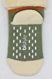 Bistyle Puanlı Kaymaz Havlu Soket Çorap 2'Li BS10502 Nil