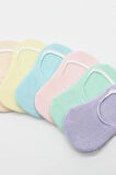 6'lı Mix Babet Çorap 30101 Lila