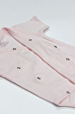 Bistyle Organik Natural Basic Style Kruvaze Yarım Kol Body Bs17101 Pembe