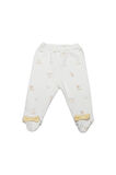 Bistyle Patikli Alt Welcome Baby Duck 16107 Sarı-ekru