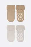 Bistyle 2li Havlu Soket Kaymaz Basic Boy 10508 Bej