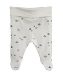 Bistyle Pantolon Patikli Little Boats Ekru - Gri Gri / 3-6 ay