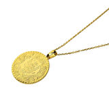 AgaKulche 14 Ayar Tuğra Altın Kolye