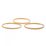 AgaKulche 30 gr 22 Ayar 3'lü Ajda Kibrit Çöpü Altın Bilezik