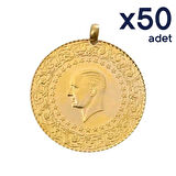AgaKulche Eski 50 Adet Çeyrek Altın
