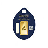 AgaKulche 1 gr 24 Ayar 999.9 Külçe Altın 