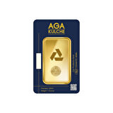 AgaKulche 31.10 gr 1 Ons 24 Ayar 999.9 Külçe Altın 