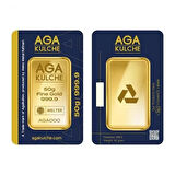 AgaKulche 50 gr 24 Ayar 999.9  Külçe Altın