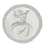 AgaKulche 1 Ons 24 Ayar Mevlana 2024 Gümüş Sikke Coin