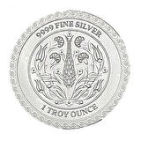 AgaKulche 1 Ons 24 Ayar Mevlana 2024 Gümüş Sikke Coin