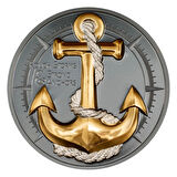 AgaKulche Sert Fırtına Altın Kaplama Gümüş Sikke Coin