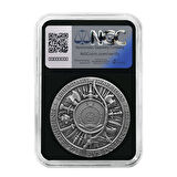 AgaKulche Büyük İskender Altın Kaplama NGC Sertifikalı Gümüş Sikke Coin
