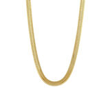 AgaKulche İtalyan Ezme Balık Sırtı 3,30 mm Altın Zincir