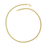 AgaKulche İtalyan Ezme Balık Sırtı 3,30 mm Altın Zincir