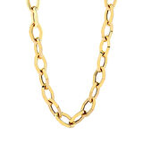 AgaKulche İçi Boş 7,9 mm Altın Zincir