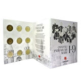 AgaKulche Osmanlı Padişahları Bimetal 9'lu Para Seti