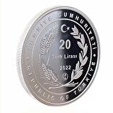 Adnan Menderes 2022 1 Ons 31.10 Gram Gümüş Sikke Coin (925)