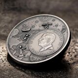 AgaKulche Astronomi Tarihi Gümüş Sikke Coin