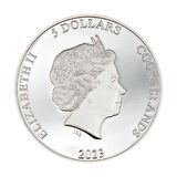 AgaKulche Bukalemun 2023 1 Ons Gümüş Sikke Coin