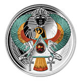 AgaKulche Tutankhamun Şahin Gümüş Sikke Coin
