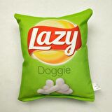 TİNEKE CİPS DAYANIKLI SESLİ KÖPEK OYUNCAĞI ( LAZY ) 1 ADET