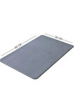 TİNEKE  Su Emici Paspas Şık Tasarım Abdest Paspası Kaymaz Taban Diyatom 40*60 Cm  Paspas