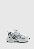 Beyaz-Siyah Erkek Çocuk Sneaker