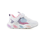 Pepino 1901 Patik Beyaz Pembe Unisex Çocuk Günlük Ayakkabı 1901-PATIK-BEYAZ-PEMBE Beyaz