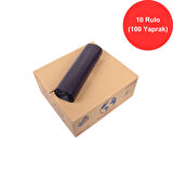 Jefe Plast Battal Boy Çöp Poşeti Torbası 75 x 90 cm. 470 gr. x 10 Rulo