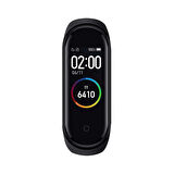 MF Product MF0801 Adım Sayar Uyku Takip Müzik Kontrol Spor Mod Bluetooth Akıllı Saat Bileklik Siyah
