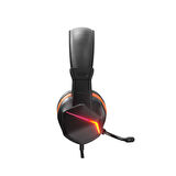 Polosmart PGS101 Kablolu Kulak Üstü Led Aydınlatma Hareketli Mikrofon Gaming Oyuncu Kulaklık Siyah