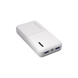 Nautica P240 20W PD 18W QC Hızlı Taşınabilir Şarj Cihazı Powerbank 20.000 Mah Beyaz