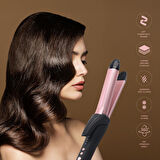 Polosmart PSC58 2 in 1 Saç Şekillendirici Düzleştirici Rose Gold