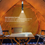 House Pratik HP75 Güçlü El Feneri 380 Lümen 200m Aydınlatma Type-C Şarjlı 4 Modlu Siyah