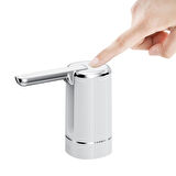 House Pratik HP82 Şarjlı Otomatik Type-C Girişli Damacana Su Pompası Beyaz