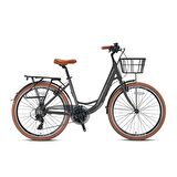Kron CX 100 28 V 15 Şehir Bisikleti Füme Gri-Kahverengi 