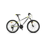 XC 75 - 24  MTB - 13' - 21 Vites - M.DISC - Mat Gri-Siyah/Neon Sarı