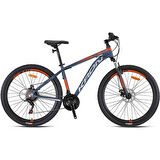 KRON XC 75 - 26" MTB - 14' - 21 Vites - V.B. - Mat Siyah-Neon Turuncu/Bej