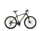 KRON XC 75 - 27.5  MTB - 18' - 21 Vites - M.DISC. - Mat Siyah-Neon Sarı/Bej