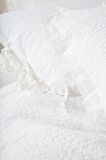 Ecocotton Ayda Çift Kişilik Nevresim Takımı %100 Organik Pamuk Dokuma Krem 200x220 Cm