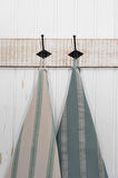 Green Black Neva Bej/Yeşil %100 Pamuk 2 Parça Havlu Seti 50x70 cm
