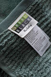 Green Black Eliza Yeşil %100 Pamuk 3 Parça Hamam Seti