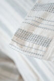 Ecocotton İkra Krem/Yeşil %100 Organik Pamuk Çift Kişilik Nevresim Takımı