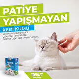 TofuCat Tuvalete Atılabilen Koku Hapsedeci Topaklanan Doğal Kedi Kumu 8 Lt (4 Adet)