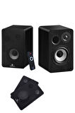 Maxword RM-400BK Aktif Stüdyo Referans Monitörü 4 İNÇ ÇİFT Bluetooth USB 140 Watt