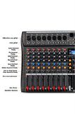 Midex Mix DM-16 Deck Mikser 16 Kanal Ses Mikseri (Bluetooth USB Efekt)