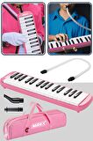 Midex ML-32PK Pembe Melodika Seti 32 Tuşlu