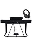 Midex PLX-125BK Taşınabilir Dijital Piyano Tuş Hassasiyetli 88 Tuş Bluetooth (Stand ve Kulaklık İle)