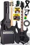 Midex Force-AMP30 Üst Seviye 30 Watt Amfili Elektro Gitar H-H Profesyonel Full Set Aksesuarlı