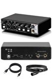 Midex GLX-650 Profesyonel Usb Stüdyo Ses Kartı 2 Giriş 2 Çıkış (xlr Kablo Dahil)